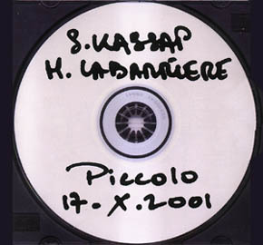PICCOLO PAR SYLVAIN KASSAP ET HELENE LABARRIERE CD JAZZ