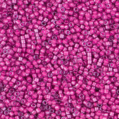 TUBE Luminous Jazzberry 11/0 Miyuki Delica Bead   approx 7 gr