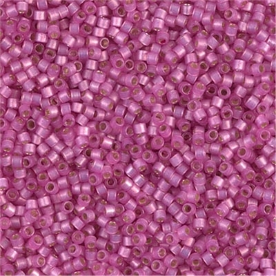 TUBE Duracoat SF S/L Dyed Pink Parfait 11/0 Miyuki Delica Bead   approx 7 gr