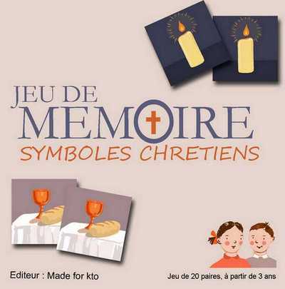 Jeu de mémoire – Symboles chrétiens