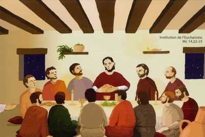 Puzzle 160 pièces – L’institution de l’Eucharistie