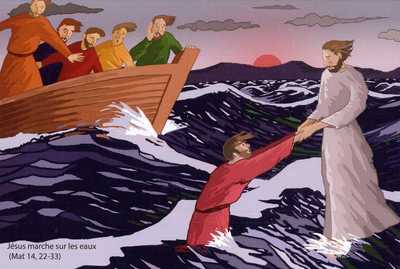 Puzzle 160 pièces – Jésus marche sur les eaux