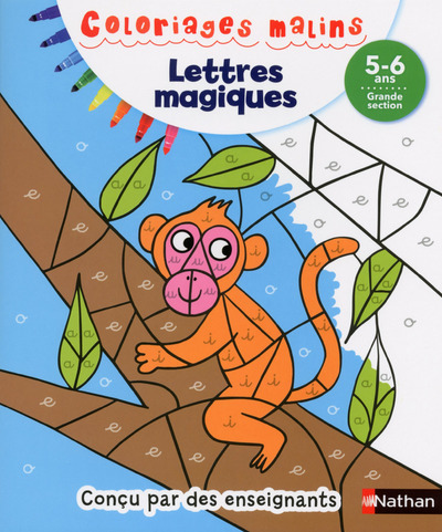 Lettres magiques GS 5/6 ans – Coloriages malins