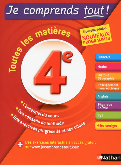 Je comprends tout – Tout en un 4ème