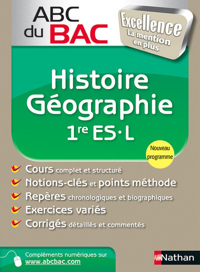 ABC du BAC Excellence Histoire – Géographie 1re ES.L