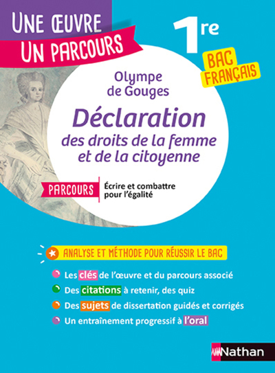 Olympe de Gouges, Déclaration des droits de la femme et de la citoyenne