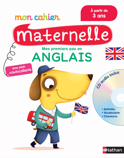 Mon Cahier Maternelle Anglais – à partir de 3 ans
