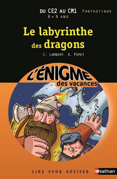 L’ENIGME DES VACANCES DU CE2 AU CM1 8/9 ANS LE LABYRINTHE DES DRAGONS