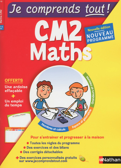 Je comprends tout – Monomatière – Mathématiques – CM2