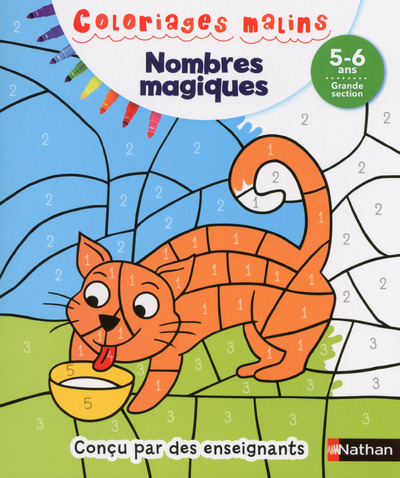 Nombres magiques GS 5/6 ans – Coloriages malins