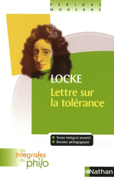 Les intégrales de Philo – Locke, Lettre sur la Tolérance