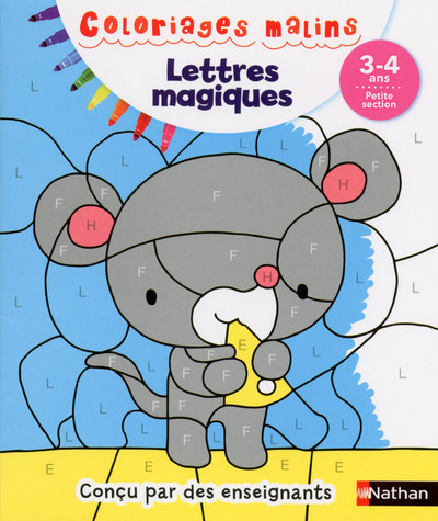 Lettres magiques PS 3/4 ans – Coloriages malins