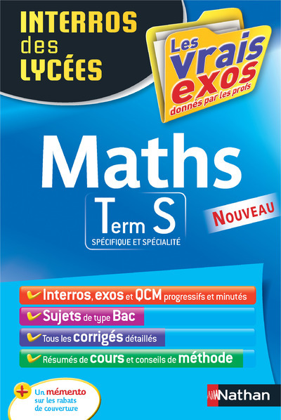Interros des lycées maths terminale S – Spécifique et spécialité