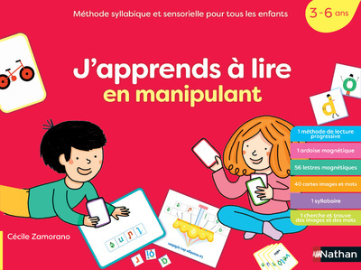 Coffret Méthode de lecture: J’apprends à lire en manipulant (3-6 ans)