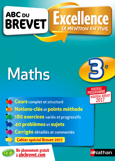 ABC ExcellenceBrevet Maths 3ème – Nouveau brevet