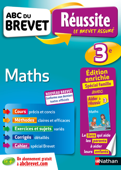 ABC du Brevet Réussite Famille – Mathématiques 3e