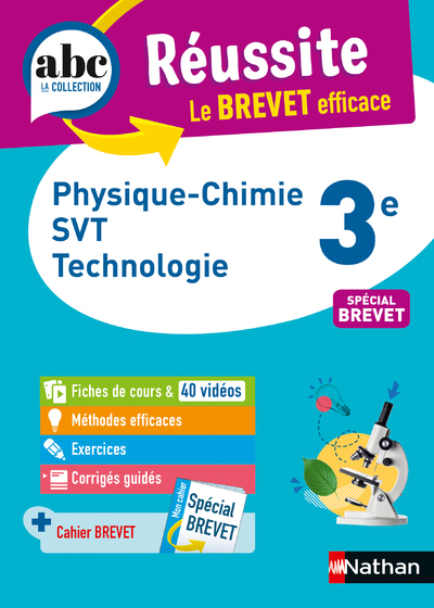 ABC Réussite Physique-Chimie Svt tecnologie 3e – Brevet 2023