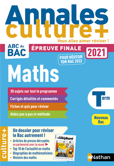 Annales BAC 2021 Maths Terminale – Culture +