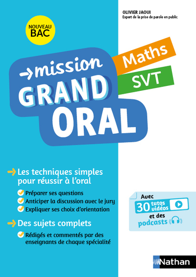 Mission Grand Oral – Maths SVT