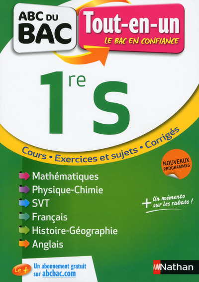 Tout en un 1ère S – ABC du Bac