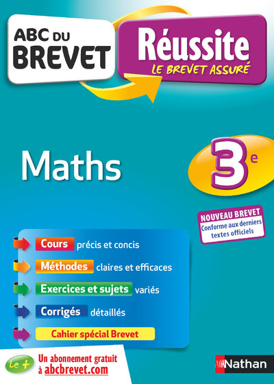 ABC Réussite Brevet – Maths – 3ème – Nouveau brevet