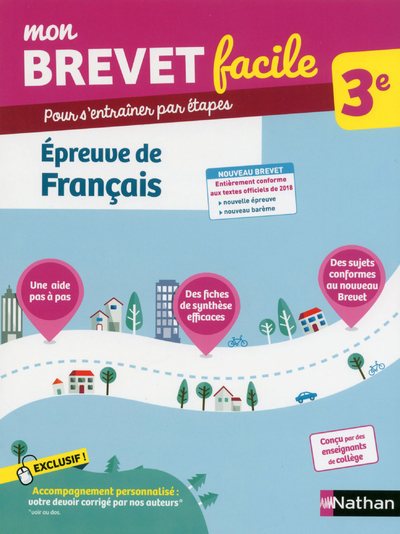 Mon Brevet facile – Epreuve de Français 3éme