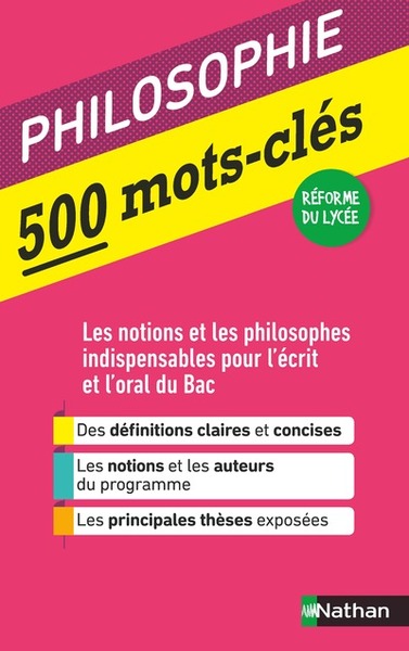 500 mots-clés – Philisophie
