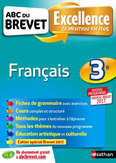 ABC Excellence Brevet Français 3ème – Nouveau brevet