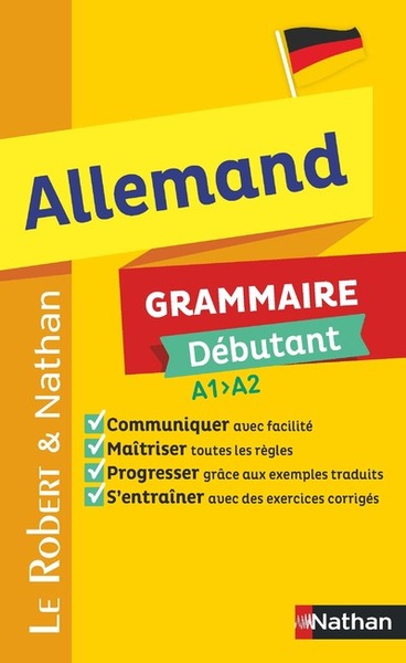 Le Robert et Nathan – Allemand – Grammaire Débutant A1-A2