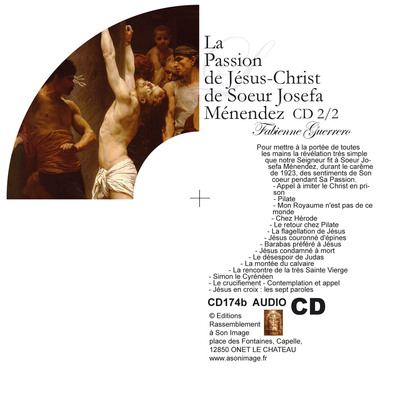 La passion de Jésus Christ de Soeur Josefa Ménendez – lot de 2 CD – L827