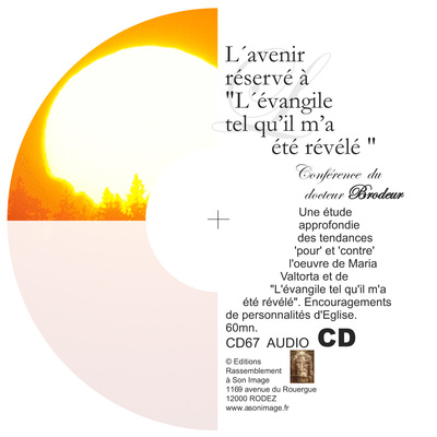 L’avenir réservé à l’évangile tel…  – CD enseignement audio – cd67