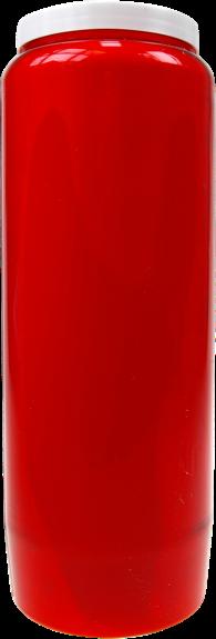 Lampe de sanctuaire huile végétale – Rouge