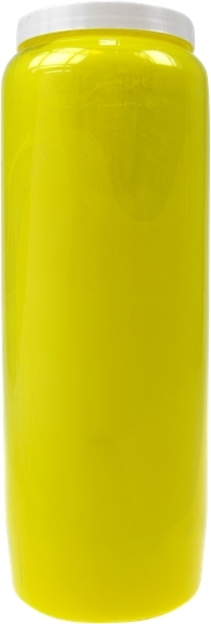 Lampe de sanctuaire huile végétale – Jaune