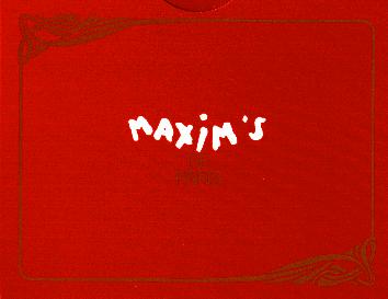 Maxim’s Rouge et Or