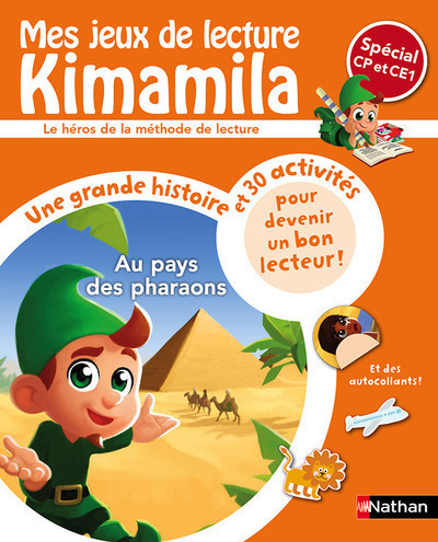 Mes jeux de lecture Kimamila – Au pays des pharaons