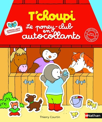T’choupi Le Poney-club en autocollants