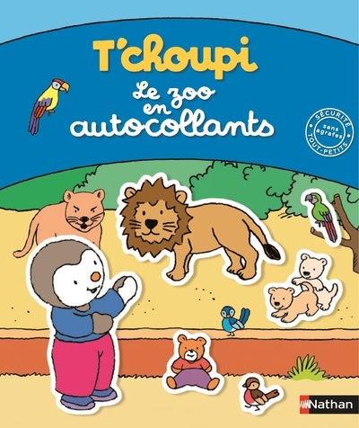 T’choupi le zoo en autocollants