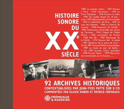 HISTOIRE SONORE DU XXE SIÈCLE – 92 ARCHIVES HISTORIQUES