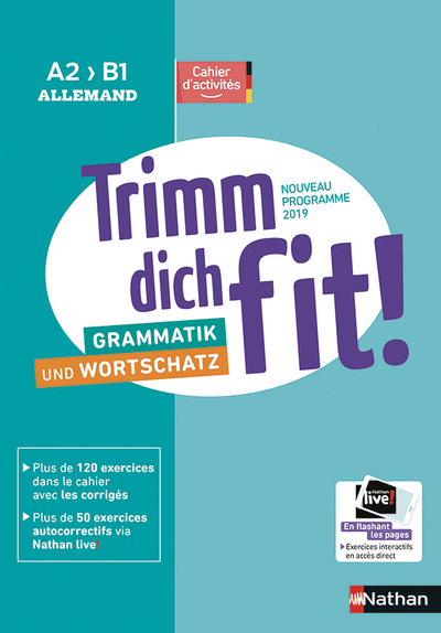 Allemand 2e Cahier de langue – Trimm dich fit ! 2019