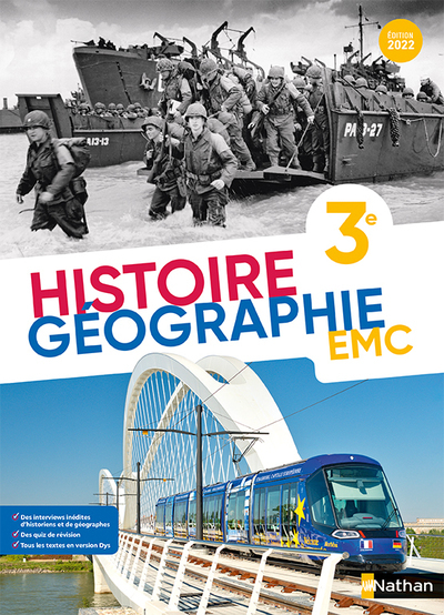 Histoire-Géographie-EMC 3e – 2022 – élève