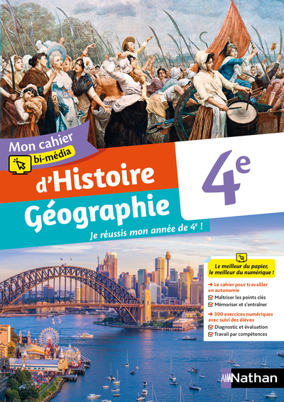 Histoire Géographie 4e – Cahier de l’élève – 2022