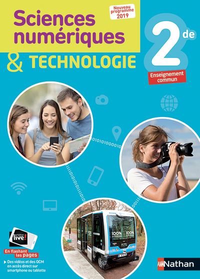 Sciences numériques & Technologie 2de – Manuel 2019