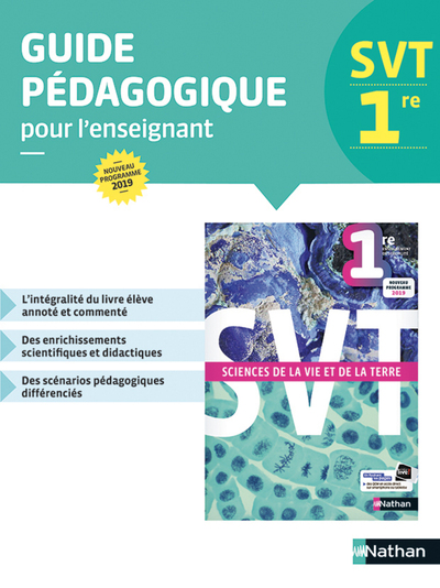 Sciences de la vie et de la terre 1re – Livre du professeur 2019