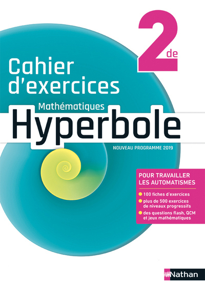 Hyperbole 2de Cahier d’exercices – 2019