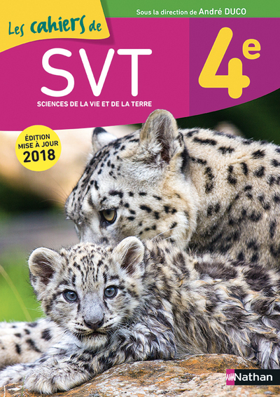 SVT Duco 4e – Cahier – 2018