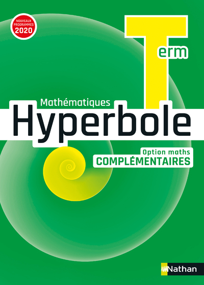 Hyperbole Term – Option Maths Complémentaires – Manuel 2020