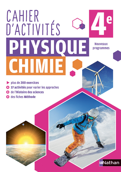 Physique Chimie 4e – Cahier – 2018