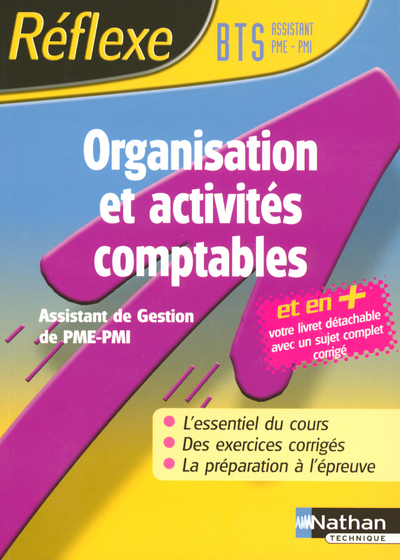 REFLEXE BTS ORGANISATION ET ACTIVITES COMPTABLES ASSISTANT PME PMI
