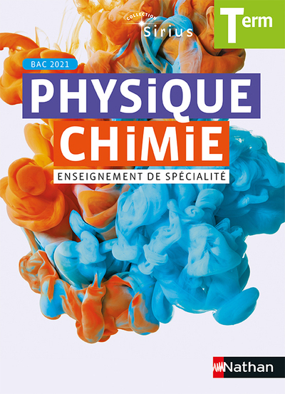 Physique-Chimie Sirius – Terminale – Manuel 2020