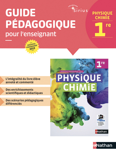 Physique Chimie 1re – Livre du professeur 2019